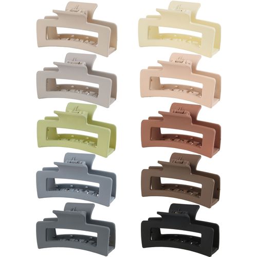 Ensemble De Dix Pinces À Cheveux De 8,5 Cm, Pinces À Cheveux Épaisses Pour Femmes, Pinces À Cheveux Fines Et Longues 