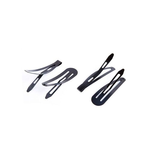 Lot De 10 Grandes Pinces À Cheveux En Métal Noir De 2,7 Pouces, Pinces À Cheveux Antidérapantes, Accessoires Pour Cheveux Pour Femmes Et Filles. 