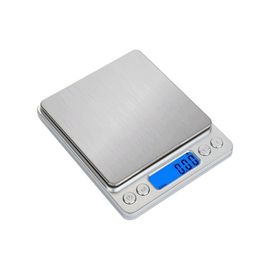 Échelle électronique de 1000g/0.1 g + 2 palettes