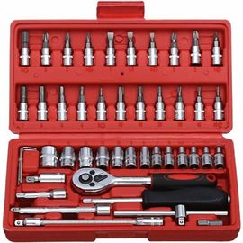 Jeu 46-conseils en verre avec clé à cliquet réversible pour la réparation automobile outils de ménage et les bouts de verre et des indicateurs clés