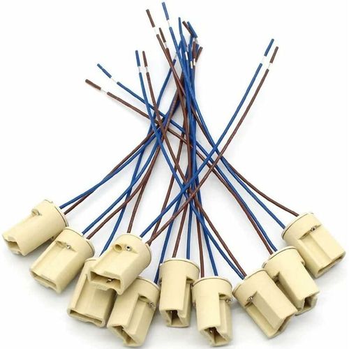 Lot De 10 Douilles De Lampe G9 En Céramique, Douille De Connecteur En Céramique Pour Lampe Halogène, Douille De Lampe G9 250 V, Douille De Lampe G9 En Céramique
