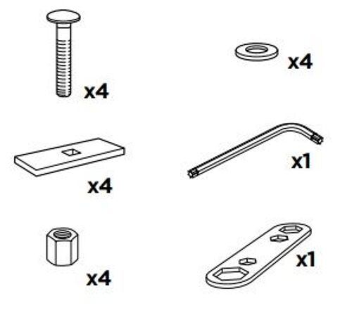 50926 Thule Sac De Montage Kit 3062 - Thule