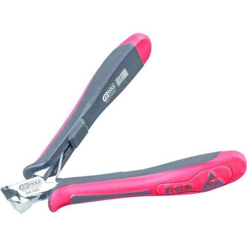 KS TOOLS Mini pince coupante diagonale en métal dur ESD, 120 mm (500.7095)