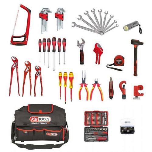 Composition d'outils sanitaire et chauffage en sac SMARTBAG