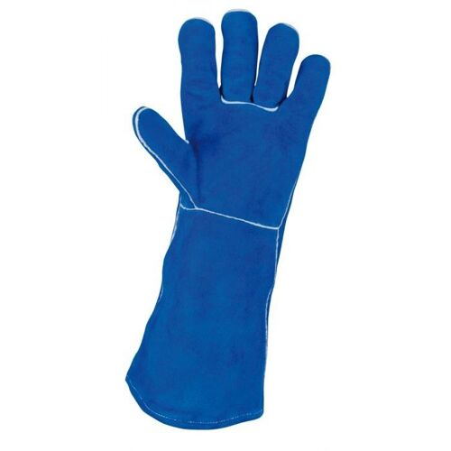 Gants de protection longs en cuir pour soudeur, M