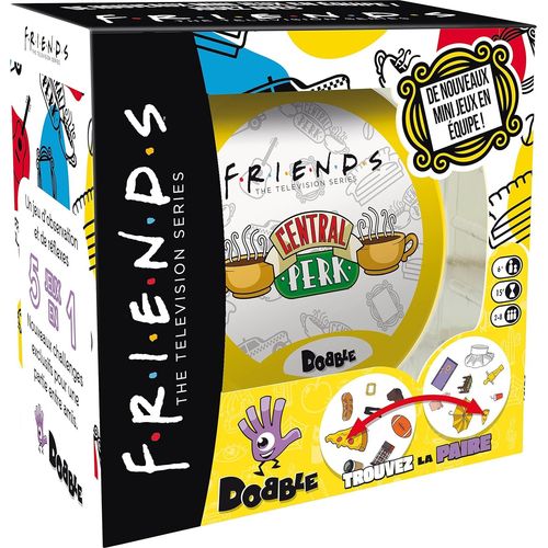 Kalanka-Asmodee - Dobble Friends - Jeu De Société De Cartes Pour Enfants Dès 6 Ans - Jeu D'ambiance Et De Rapidité - Stimule La Réactivité - 2 À 8 Joueurs - 15 Min - Version Française - Zygomatic