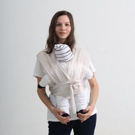 1 Écharpe Beige En Forme De X Pour Le Dos, Écharpe Unisexe Facile À Enfiler Et Réglable - Porte-Bébé Multifonctionnel Jusqu'à 9 Kg