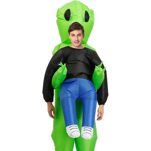 Déguisement Gonflable Alien | Costume Gonflable Insolite | Qualité Premium | Taille Adulte | Polyester | Agréable À Porter | Résistant | Système De Gonflage Inclus | Créé Par