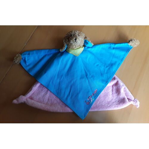 Doudou Chien Bleu Et Rose - Wally Plush Toys - Mauritanie
