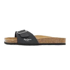 Claquettes Mules Pepe Jeans Bio M Single Kansas Noir 20070