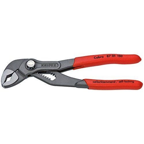 Knipex Cobra 87 01 150 Pince multiprise high-tech atramentisée gris à plastification antidérapante 150 mm