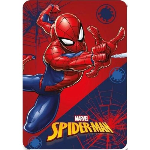 Plaid Spiderman De 100 X 140 Cm 100% Polyester Très Doux Lavable À 40 ° En Machine