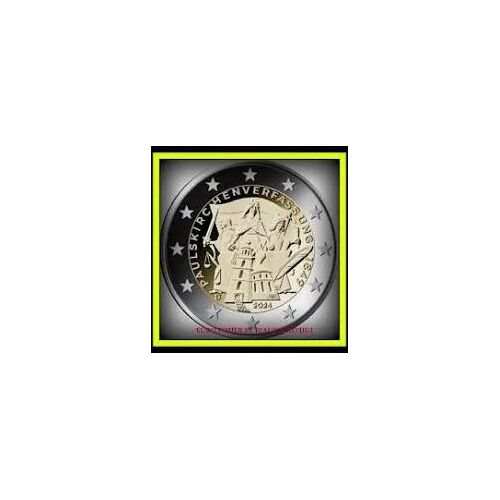 2 Euro Allemagne 2024 175 Ans De La Constitution L¿Église Saint Paul Disponible