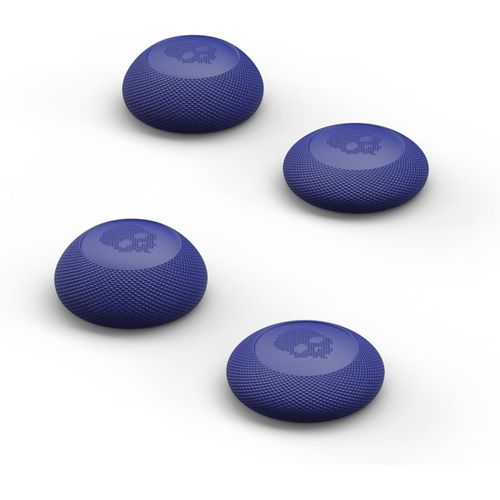 Sept-Convex Thumb Grip Caps Joystick Cap Analog Stick Cap Thumbstick Grip Cover For Nintendo Switch Pro Controller & Ps5 / Ps4 / Slim/Pro Controller - Neon Blue, 2 Pairs (4pcs)