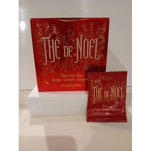 Boîte De Thé De Noël Noir Orange Cannelle Gingembre Bio