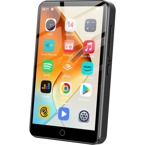 BLAZEFLUX-Lecteur MP3 80GB Bluetooth WiFi ecran tactile 4.0 pour enfants avec Spotify Audible Amazon Music FM radio jusqua 1TB