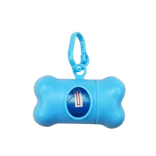 Distributeur Sacs De Crottes Pour Chien Animaux Compagnie Sac Support Et Chiens Déchets Bleu