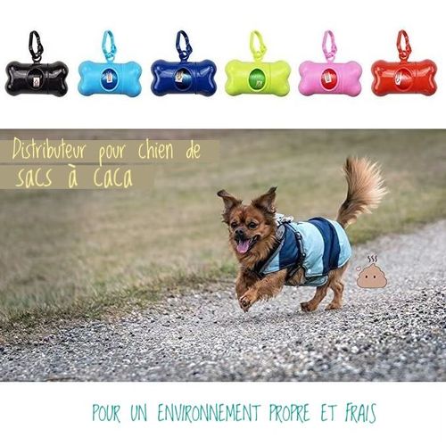 Distributeur Sacs De Crottes Pour Chien Animaux Compagnie Sac Support Et Chiens Déchets Violet