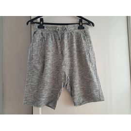 Short Molleton Taille Xs 14 Ans Gris Kiabi.