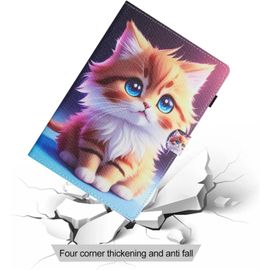 Coque Pour Tablette Samsung Galaxy Tab S10 Fe+ Plus 13.1"" 2025 Sm-X620/X626b Étui En Cuir Housse Pu Flip Cover Avec Support Portefeuille Magnétique Pour Galaxy Tab S10 Fe+ Plus,Cha[Coq9125837]