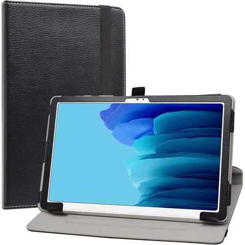 ELVORIX-pour Samsung Galaxy Tab A7 Rotary Coque,360°Rotation Rotatif étui avec Rabat Stand Support Housse Coque Couverture pour 10.4"" Samsung Galaxy Tab A7 10.4 (2020) T500 T505 Tablet,Noir
