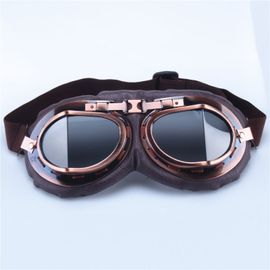 Lunettes De Pilote De Moto Rétro,Lunettes De Scooter,Casque De Motocross,Lunettes De Pilote De La Seconde Guerre Mondiale,Lunettes Tout-Terrain,Hurbike,Jet Vintage - Type Gray Lens