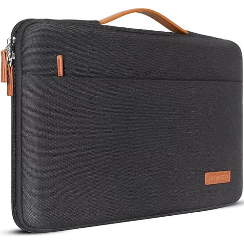 12,5 Pouces Housse Pour Ordinateur Portable Sac De Transport Sac À Main Pour Ordinateurs Portables 13"" Macbook Pro/13.5"" Surface Laptop 2/Asus Zenbook/Huawei Matebook X Pro, Noir[L625]