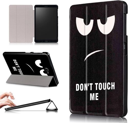 Coque Pour Samsung Galaxy Tab A 10.1 Pouces 2016 Sm-T580/T585 (A6) Tablette Housse Étui Avec Fonction Support Et Réveil/Sommeil,Don'T Touch Me