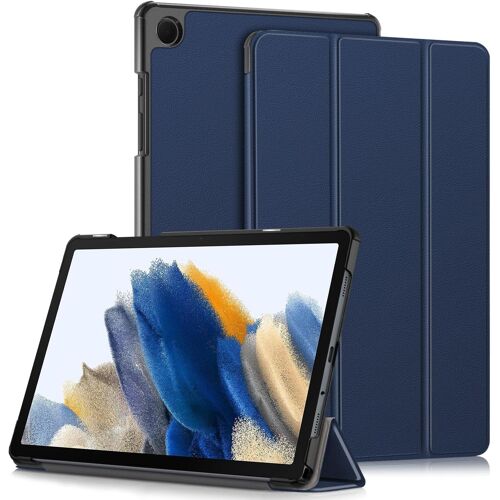 KAL-Coque Pour Samsung Galaxy Tab A9 Plus/Tab A9 + 11 Pouces Sm-X210/X216/X218 Tablette,Etui Housse De Fin Et Léger Avec Fonction Support Et Avec Veille/Réveil Automatique,Bleu Foncé