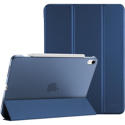 Eryi-Coque Pour Ipad Air 11 Pouces (M3) 2025/(M2) 2024, Air 5ème 2022/4ème 2020 10.9 Pouces, Étui De Protection Anti-Chute, Rabat Magnétique Stable -Bleu Foncé