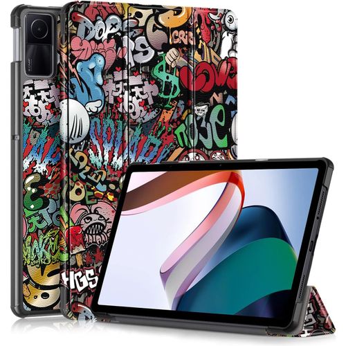 Tablet Case Housse De Protection Pour Redmi Pad Se 11 Pouces Tablet 2023,Redmi Pad Se 11 Case Avec Veille/Réveil Automatique (Graffiti)
