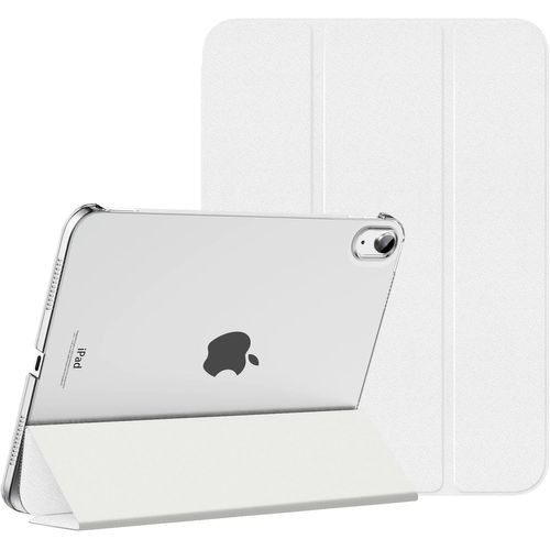 Coque Pour Ipad (A16) 11ème Génération 11 Pouces En 2025, Ipad 10ème Génération 10,9'' En 2022, Étui Mince En Pc Translucide Pour Ipad 11ème Gén, Avec Touch Id, Réveil/Sommeil Auto, Marine Bleu