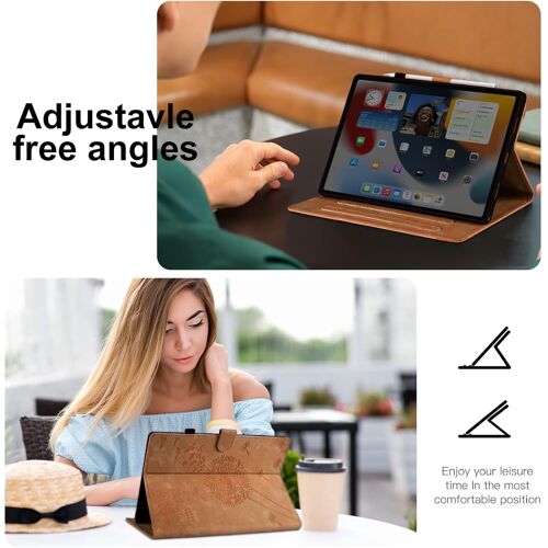 Coque Pour Ipad Air 13 2024 13 Pouces/Ipad Pro 12.9 Pouces Pissenlit Housse En Tablette Cuir Pu Protection Pour Ipad Air 13 2024 13 Pouces/Ipad Pro 12.9 Pouces Brun