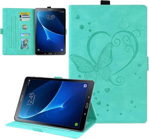 Coque Compatible Avec Samsung Galaxy Tab A6 10.1 2016 Sm-T580/T585, Tablette Étui Housse De Protection En Cuir Smart Shell Avec Veille/Réveil Automatique Pour Galaxy Tab A 10.1 2016, Vert