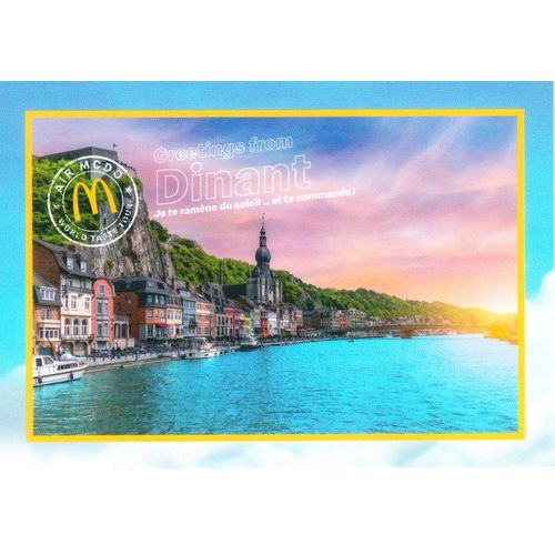 Greeting From Dinant - Carte Postale Mc Donald'S