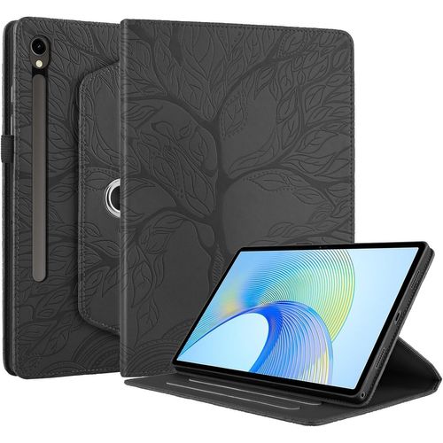 Coque Pour Samsung Galaxy Tab S10 Lite 10.9"" 2025 /S10 Fe 10.9"" 2025/ S9 Fe 2023 Étui Support Rotatif À 360 Degrés Pu Cuir Housse De Protection Avec Porte-Pencil Noir