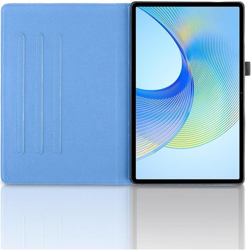 Coque Pour Samsung Galaxy Tab S10 Fe 10.9" 2025 Sm-X520/X526/X526b/Galaxy Tab S9 Fe Sm-X510/X516b Étui Support Rotatif À 360 Degrés Pu Cuir Housse De Protection Avec Porte-Pencil Bleu
