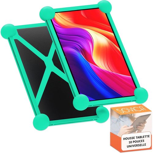 Housse Tablette 10 Pouces Universel Silicone Valable Pour Toutes Les Tablettes Pc 10" Du Marche (Vert)[Coq9126110]