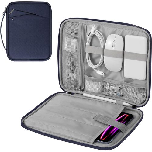 Ljhid-Housse Pour Tablette De 13 Pouce Compatible Avec 13 Pouce Ipad Air M3 2025, Ipad Pro 13 M4, Pro 12.9/Air 12.9, Galaxy Tab S10+ Plus/S9 Fe+/S9+ Plus 12,4, Indigo