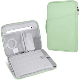 ERYI-15 16'' Housse Pour Laptop Cuir Étui Case For 15.4'' Macbook Pro 15/Macbook Pro 16 Compatible Avec Asus Vivobook 15/Huawei Matebook D15/Hp 15.6"" Pc/Surface Laptop 3/Dell,Vert