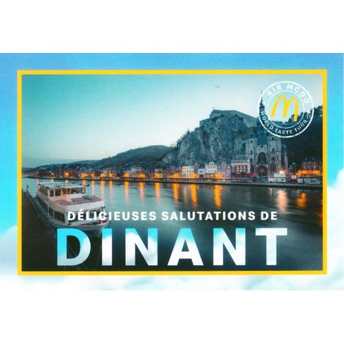 Délicieuses Salutations De Dinant - Carte Postale Mc Donald'S