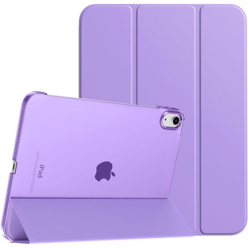 Coque Compatible Avec Ipad (A16) 11ème Génération 11 Pouces 2025/Ipad 10ème Génération 10,9 Pouces 2022,Légère Housse Arrière Translucide En Pc Avec Réveil/Sommeil Auto,Lilas