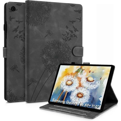 Coque Pour Samsung Galaxy Tab A9 Plus 11 Pouces 2023 Sm-X210/X216/X218 Pissenlit Housse En Tablette Cuir Pu Protection Pour Galaxy Tab A9 Plus Noir