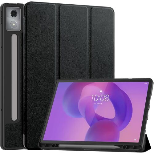 pour Lenovo Idea Tab Pro Coque avec Portestylo,Ultra Mince Intelligent Housse ?tui pour Lenovo Tab Pro 12.7 Pouces 2025,Noir