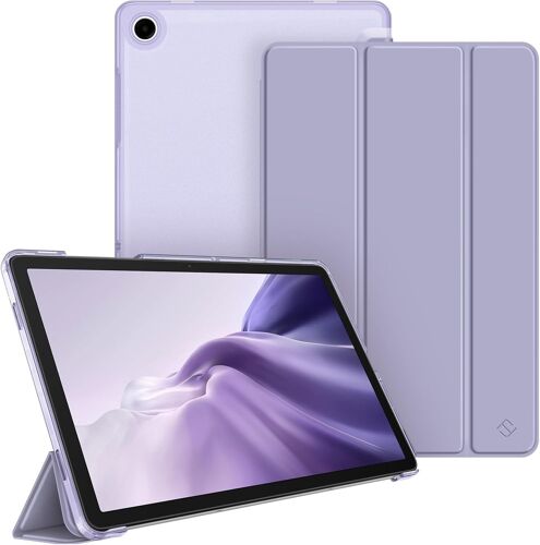 Coque Pour Samsung Galaxy Tab A9 Plus (Tab A9+) 11 Pouces 2023 (Sm-X210/X216/X218), Etui Transparent Givré Housse Fine Et Légère, Lilas