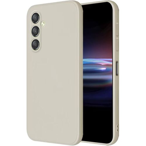 Kal-Coque Pour Samsung Galaxy A24 (4g) Protection Étui, (6.5"" Inches) Liquide Tpu Silicone Case Anti Rayures Ultra Mince Souple Cover En Silicone Blanc Antique