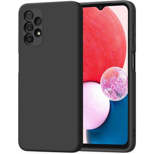 Coque Pour Samsung Galaxy A13 4g, Coque Samsung A13 Lite, Housse Souple En Tpu En Silicone Liquide, Housse En Caoutchouc Antichoc(Black)