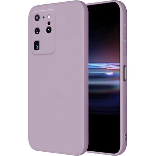 SJZG-Coque Pour Samsung Galaxy S20 Ultra Protection Étui, (6.9"" Inches) Liquide Tpu Silicone Case Anti Rayures Ultra Mince Souple Cover En Silicone Vert Matcha