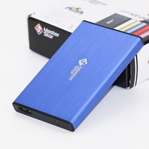 Masterstorb Disque Dur Externe Usb 3.0 Ultra-Rapide Pour Ordinateur Portable Sata 2,5"" Rouge/Argenté/Noir/Bleu/Rose 750 Go