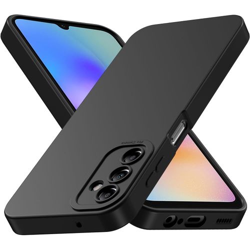 Coque Pour Samsung Galaxy A05s, Coque Samsung A05s, Housse Etui De Protection En Silicone Souple,Cover Antichoc Avec Protege De Camera,Pour Tpu Noir, Samsung A05s
